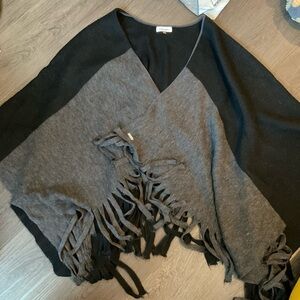 Calvin Klein Poncho Wrap Sweater